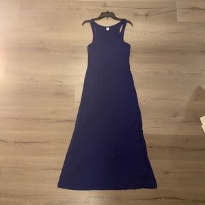 Navy Blue Maxi Dress
